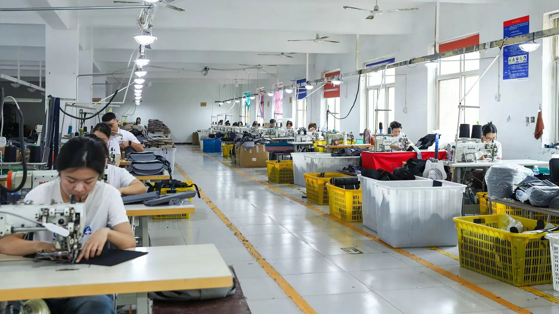 Backpack sewing workshop
