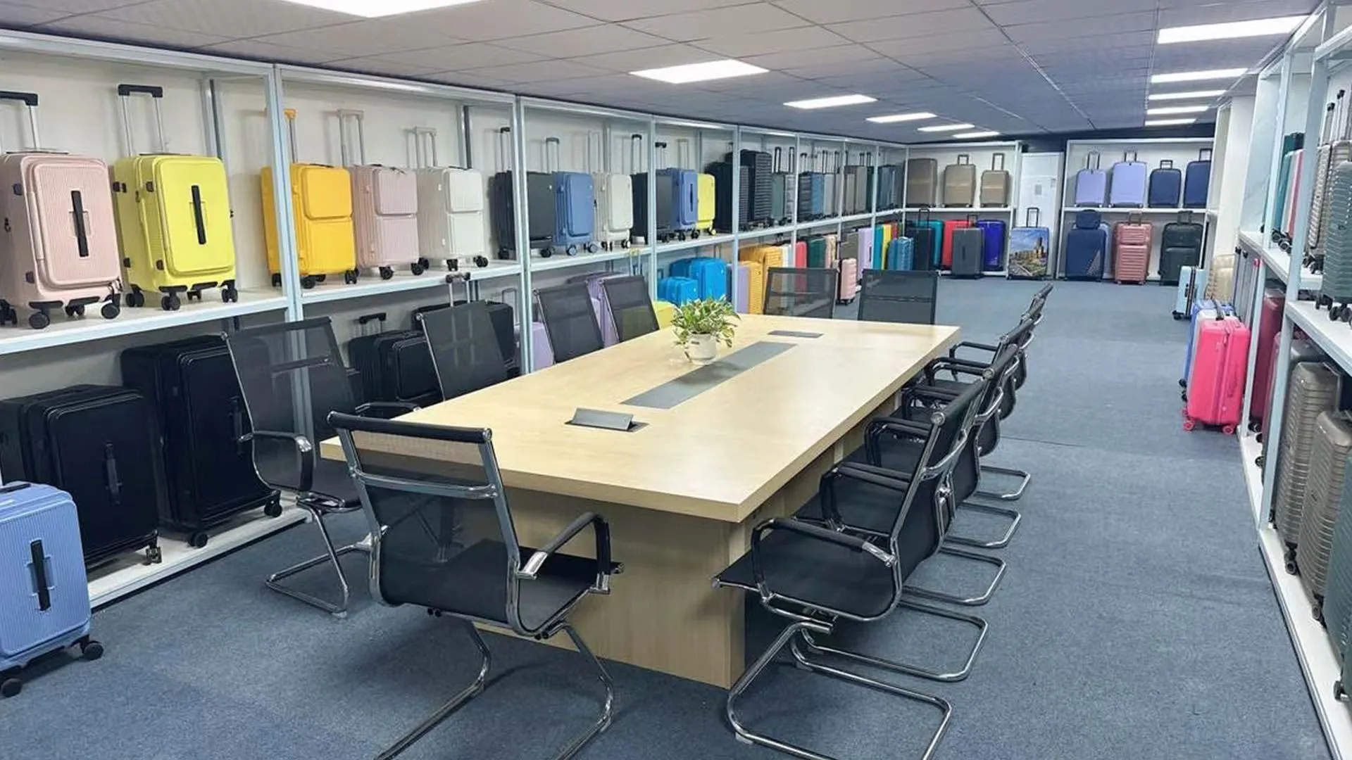 Luggage showroom meeting room